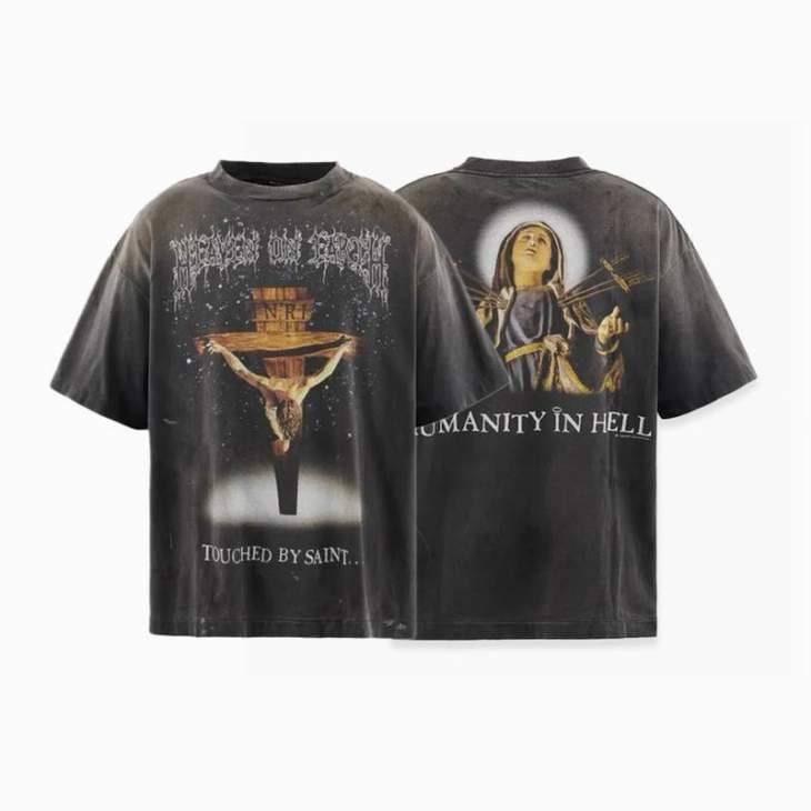 Picture of Saint Laurent T Shirts Short _SKUSaintMichaelS-XLsjtx80742083